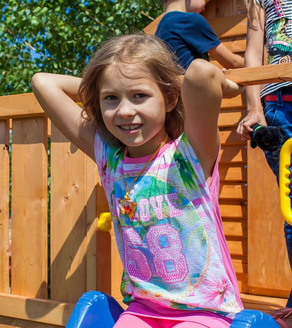 Complex de joaca Fungoo My House (Wood Teak)