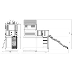 Complex de joaca Fungoo My House (Wood Teak) Thumb