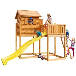 Complex de joaca Fungoo My Side (Wood Teak)