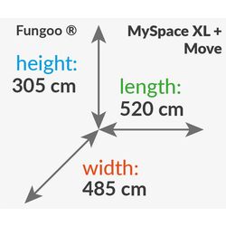 Complex de joaca Fungoo My Space XL Move+ (Wood Teak) Thumb