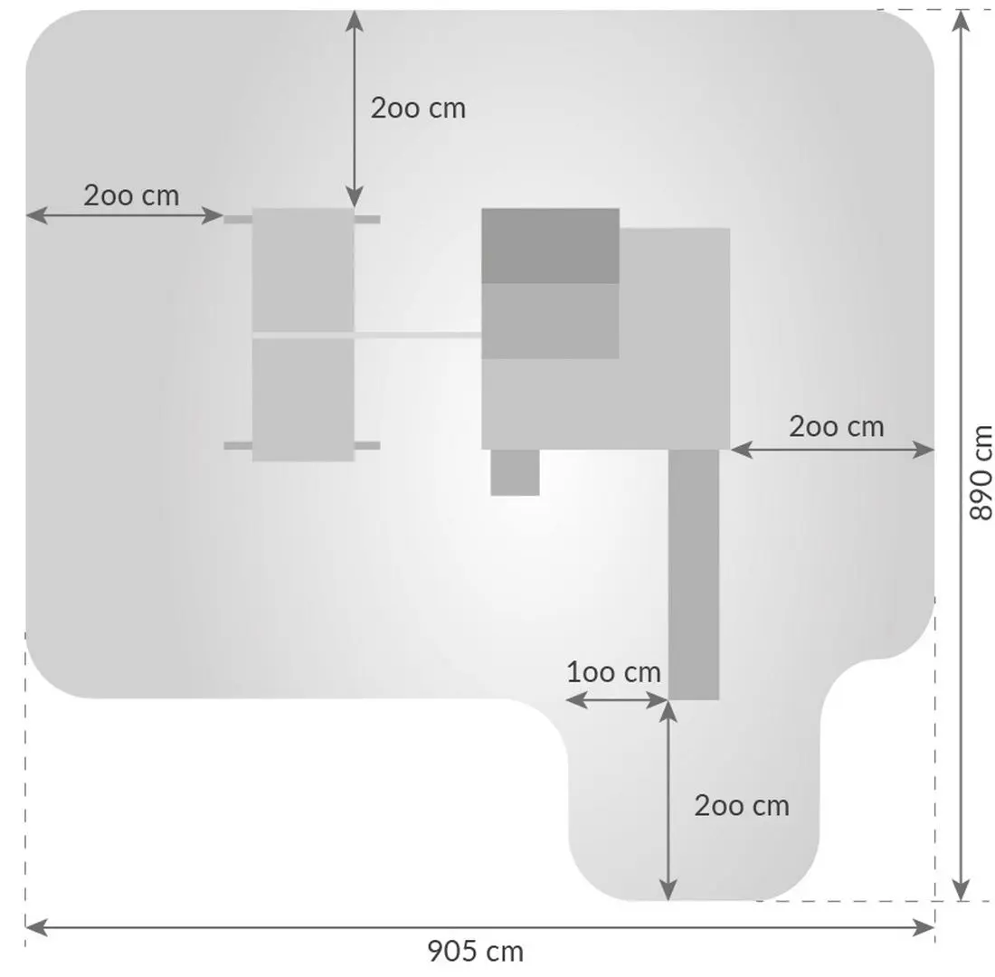 Complex de joaca Fungoo My Space XL Spider+ (Wood Teak)
