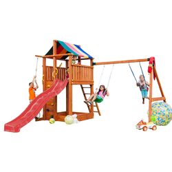 Complex de joaca Fungoo Paradise Move (Wood Teak)