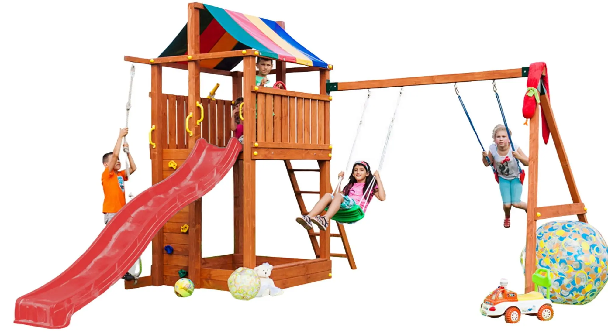 Complex de joaca Fungoo Paradise Move (Wood Teak)