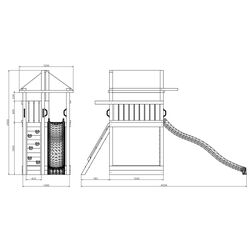Complex de joaca Fungoo Paradise (Wood Teak) Thumb