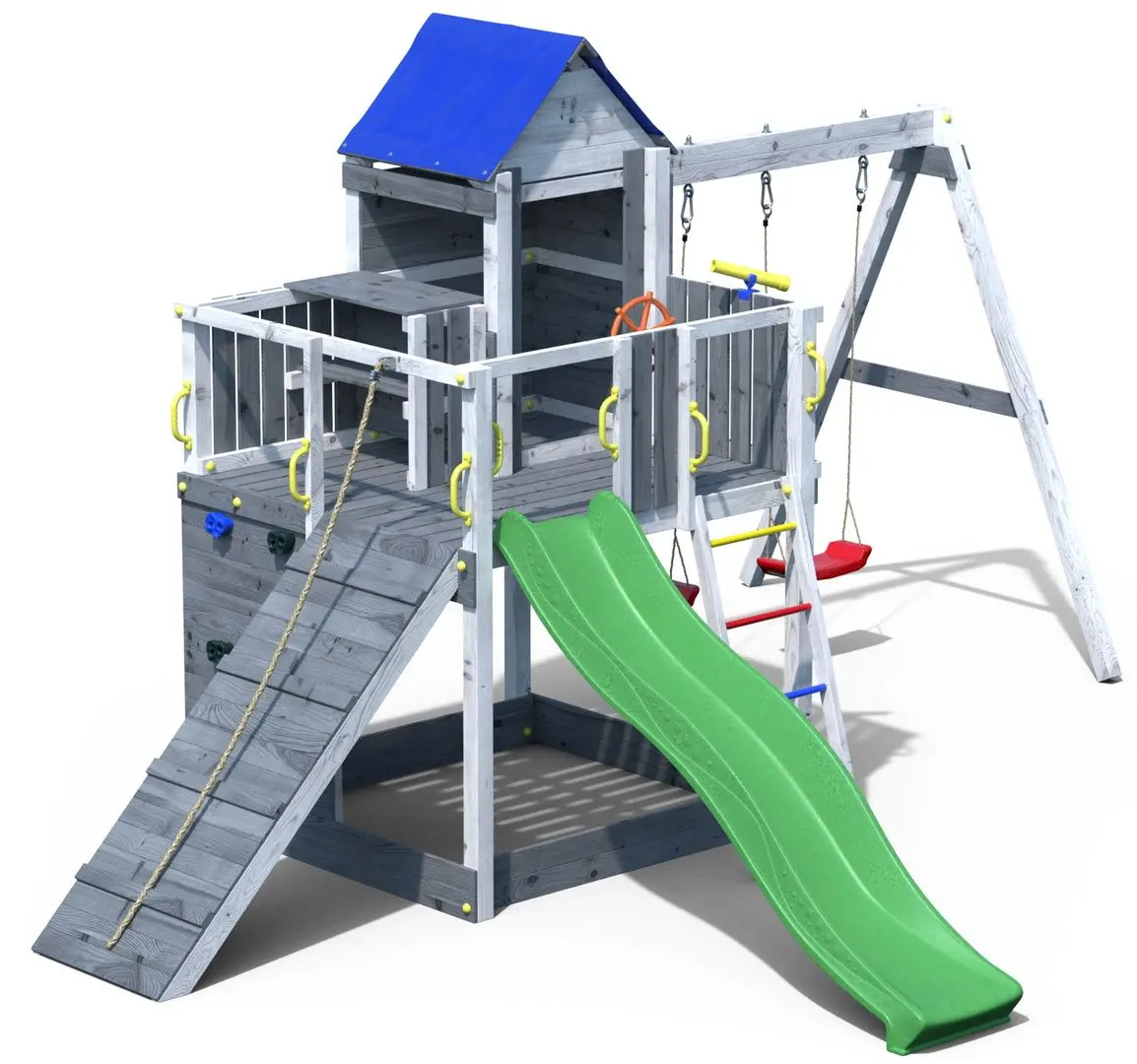 Complex de joaca Fungoo Treehouse (Grey/White)