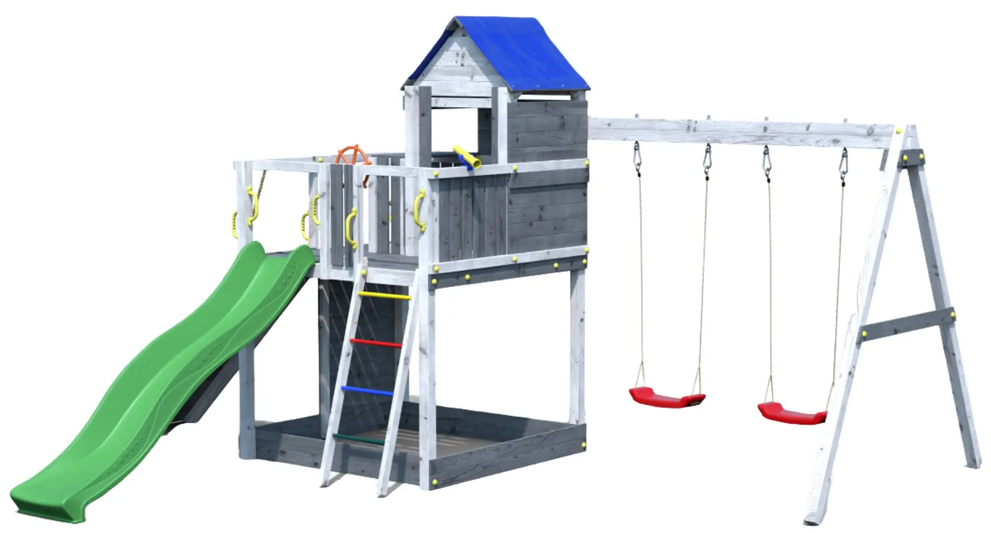 Complex de joaca Fungoo Treehouse (Grey/White)