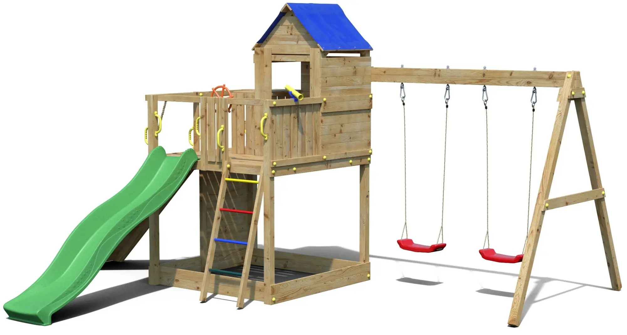 Complex de joaca Fungoo Treehouse (Wood KDI)