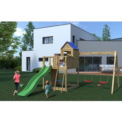 Complex de joaca Fungoo Treehouse (Wood KDI) Thumb