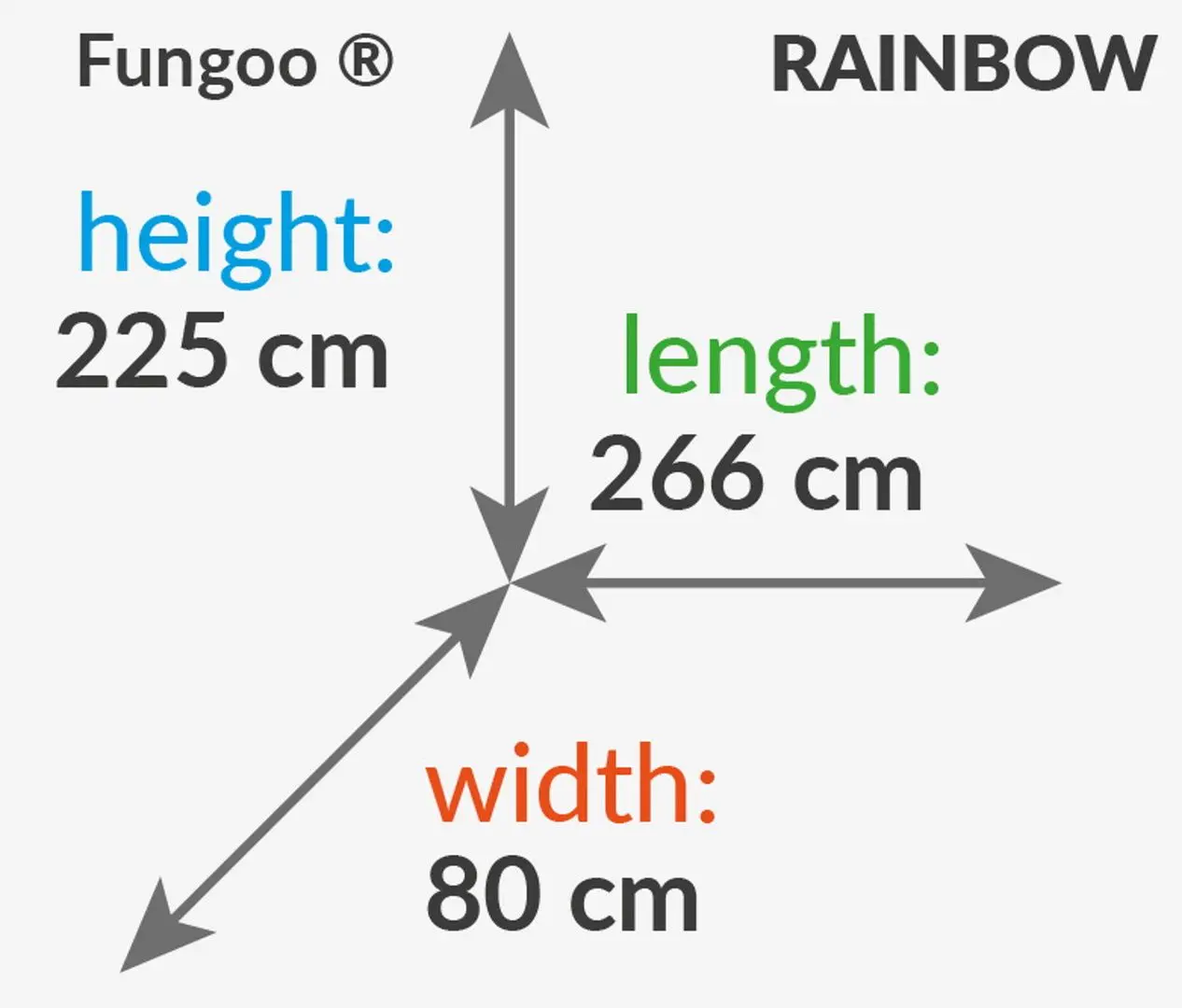 Modul podulet Fungoo Rainbow (Wood Teak)