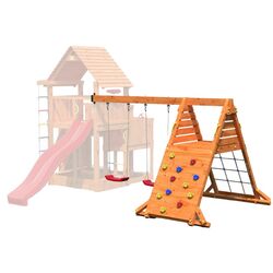 Modul escalada Fungoo Spider Double Red (Wood Teak)