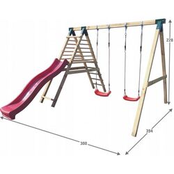 Complex de joaca 4IQ Hektor PLA000041 (Brown/Red) Thumb