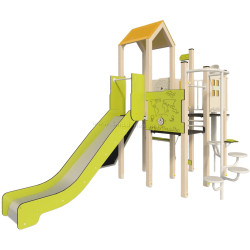 Игровой комплекс InterAtletika LK106 (Green/Natural)