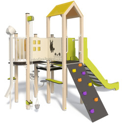 Complex de joaca InterAtletika LK106 (Green/Natural) Thumb