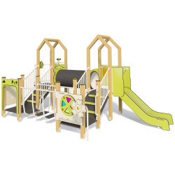 Игровой комплекс InterAtletika LK112 (Green/Natural) Thumb