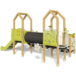 Игровой комплекс InterAtletika LK112 (Green/Natural) Thumb