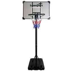 Cos de baschet cu suport Lean Sport 15059 (Black/Gray)
