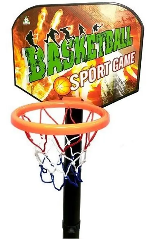 Set de basketball LeanToys 4039 (Black/Orange)