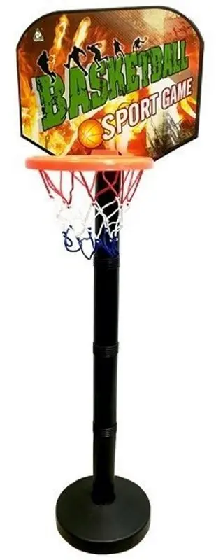 Set de basketball LeanToys 4039 (Black/Orange)