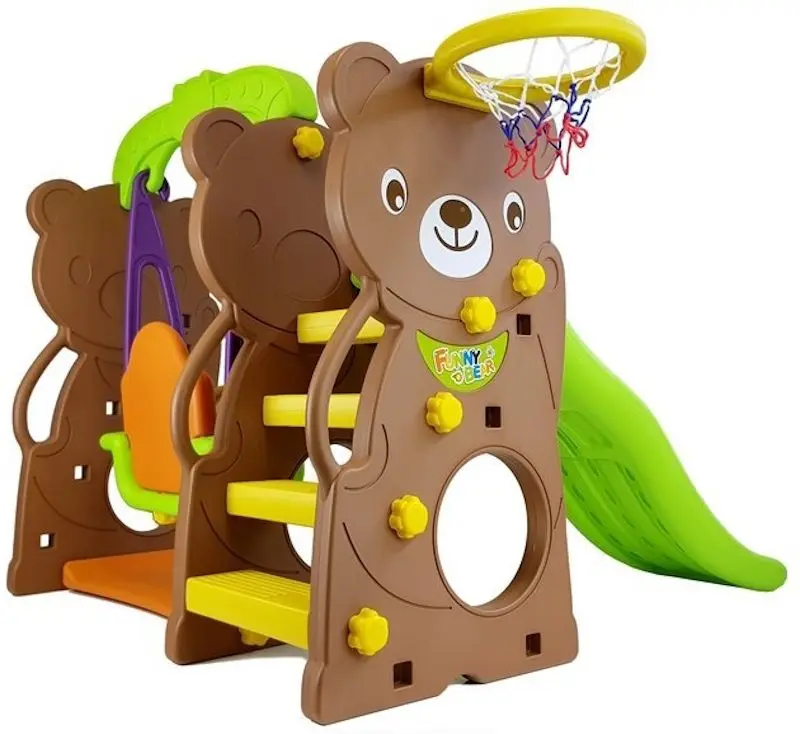 Complex de joaca LeanToys Bear (Brown/Green)