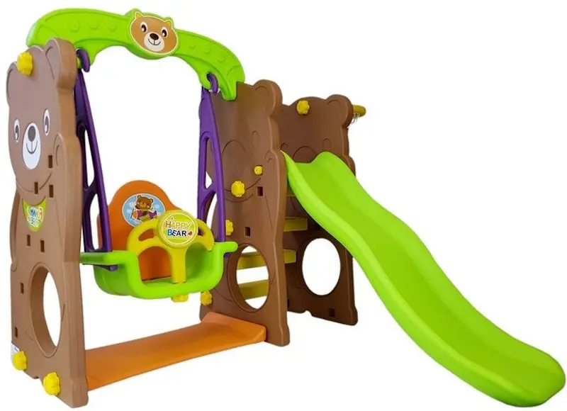 Complex de joaca LeanToys Bear (Brown/Green)