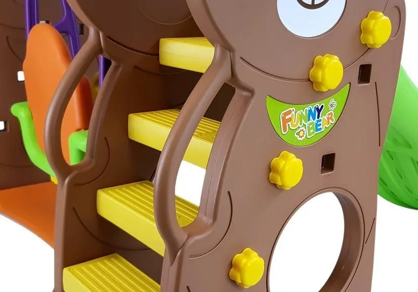 Complex de joaca LeanToys Bear (Brown/Green)