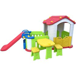 Casuta de joaca LeanToys Garden House 806 (Multicolor)