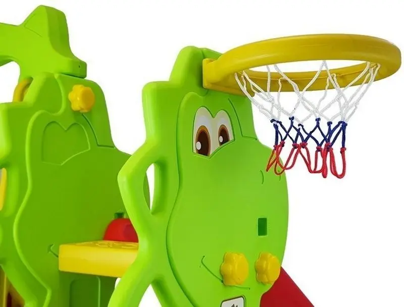 Complex de joaca LeanToys Slide Swing Dino (Multicolor)