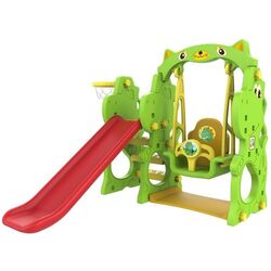 Complex de joaca LeanToys Slide Swing Dino (Multicolor)