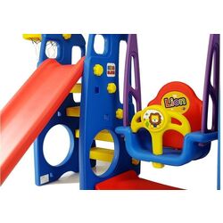 Complex de joaca LeanToys Slide Swing Lion (Multicolor) Thumb