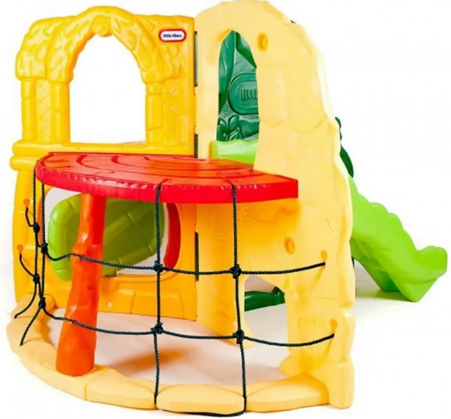 Complex de joacă pentru copii Little Tikes Jungle (Red/Yellow/Green)