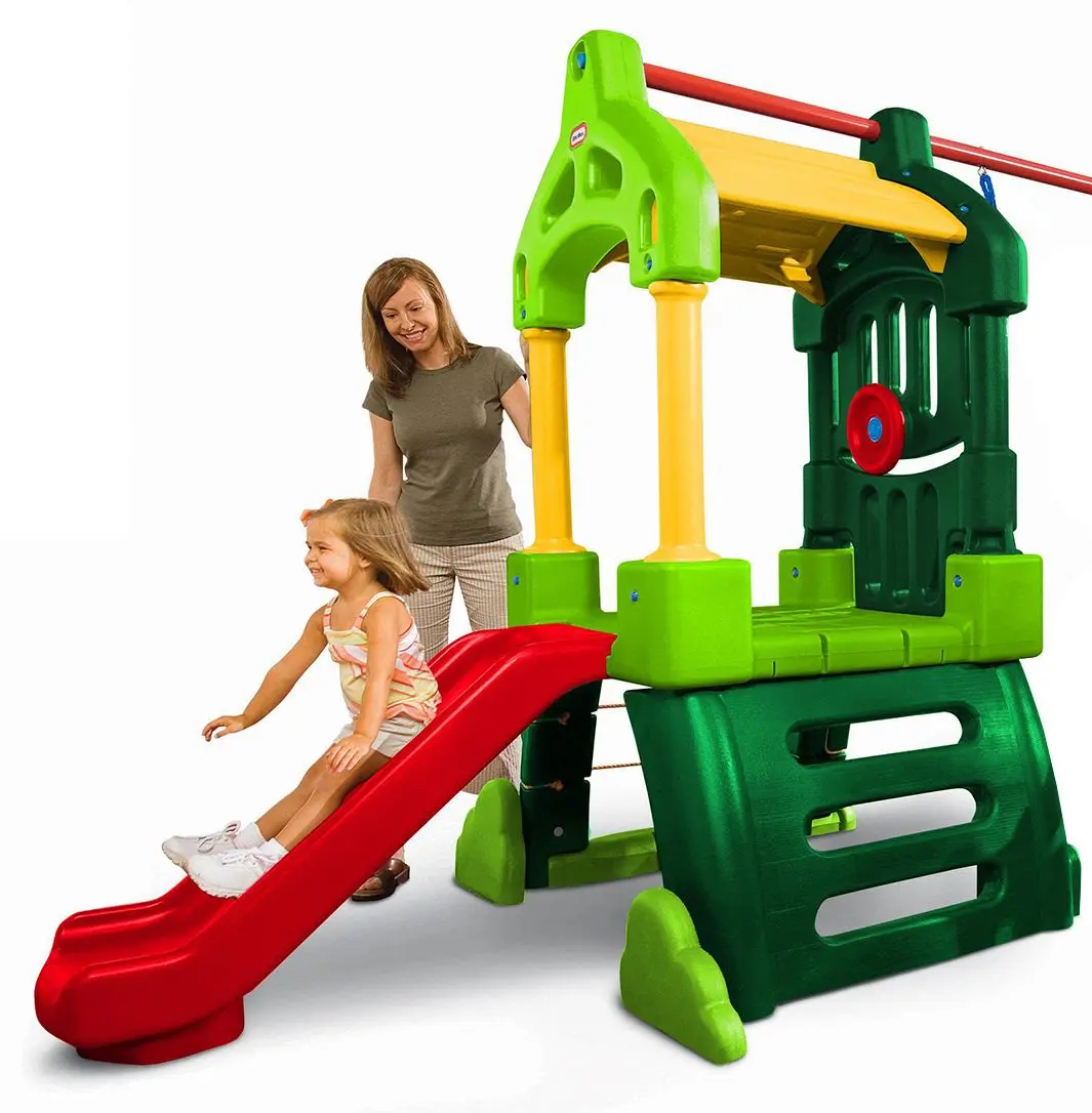 Complex de joaca Little Tikes Clubhouse 171093 (Green)