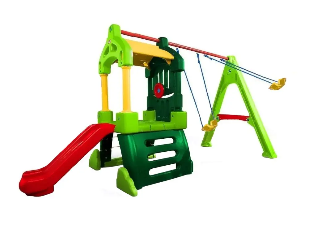 Complex de joaca Little Tikes Clubhouse 171093 (Green)
