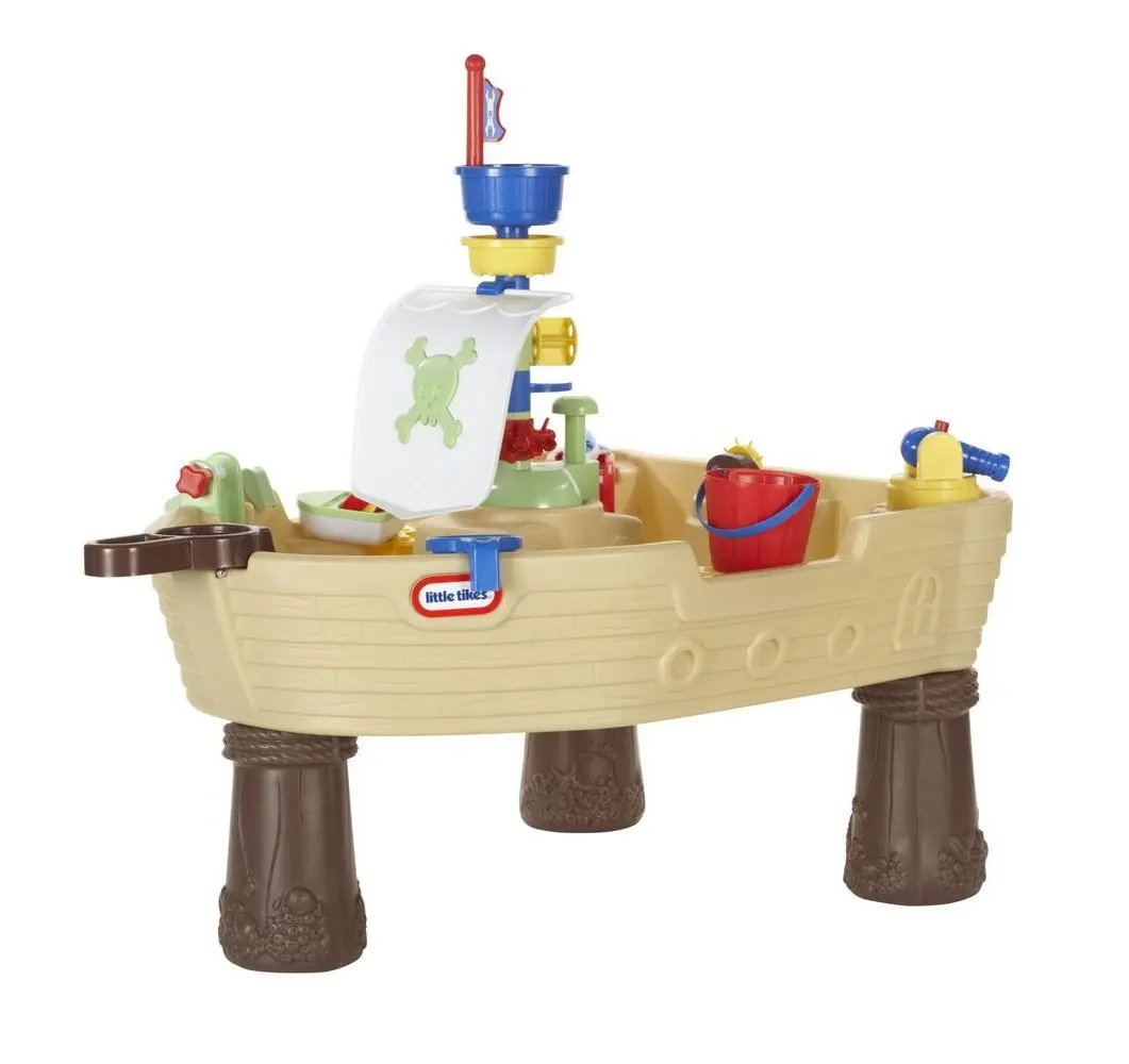 Masuta de joaca Little Tikes Anchors Away Pirate Ship 628566 (Beige/Brown) - 6