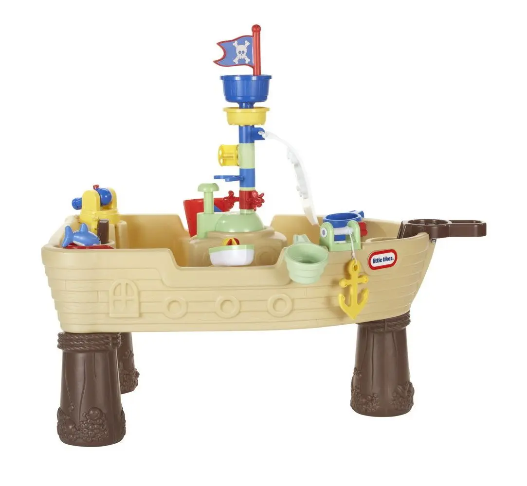 Masuta de joaca Little Tikes Anchors Away Pirate Ship 628566 (Beige/Brown) - 5