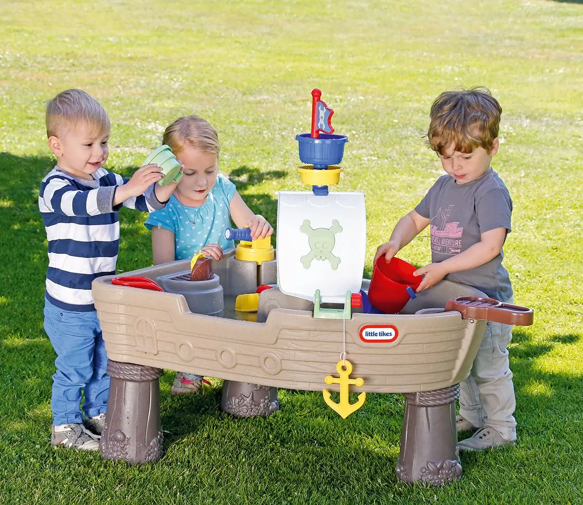 Masuta de joaca Little Tikes Anchors Away Pirate Ship 628566 (Beige/Brown) - 3
