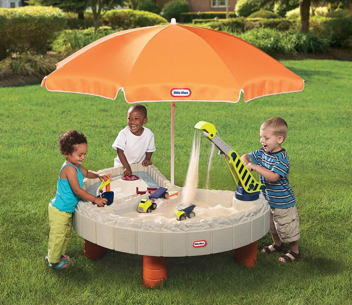 Masuta de joaca Little Tikes Builders Bay (Brown) - 3