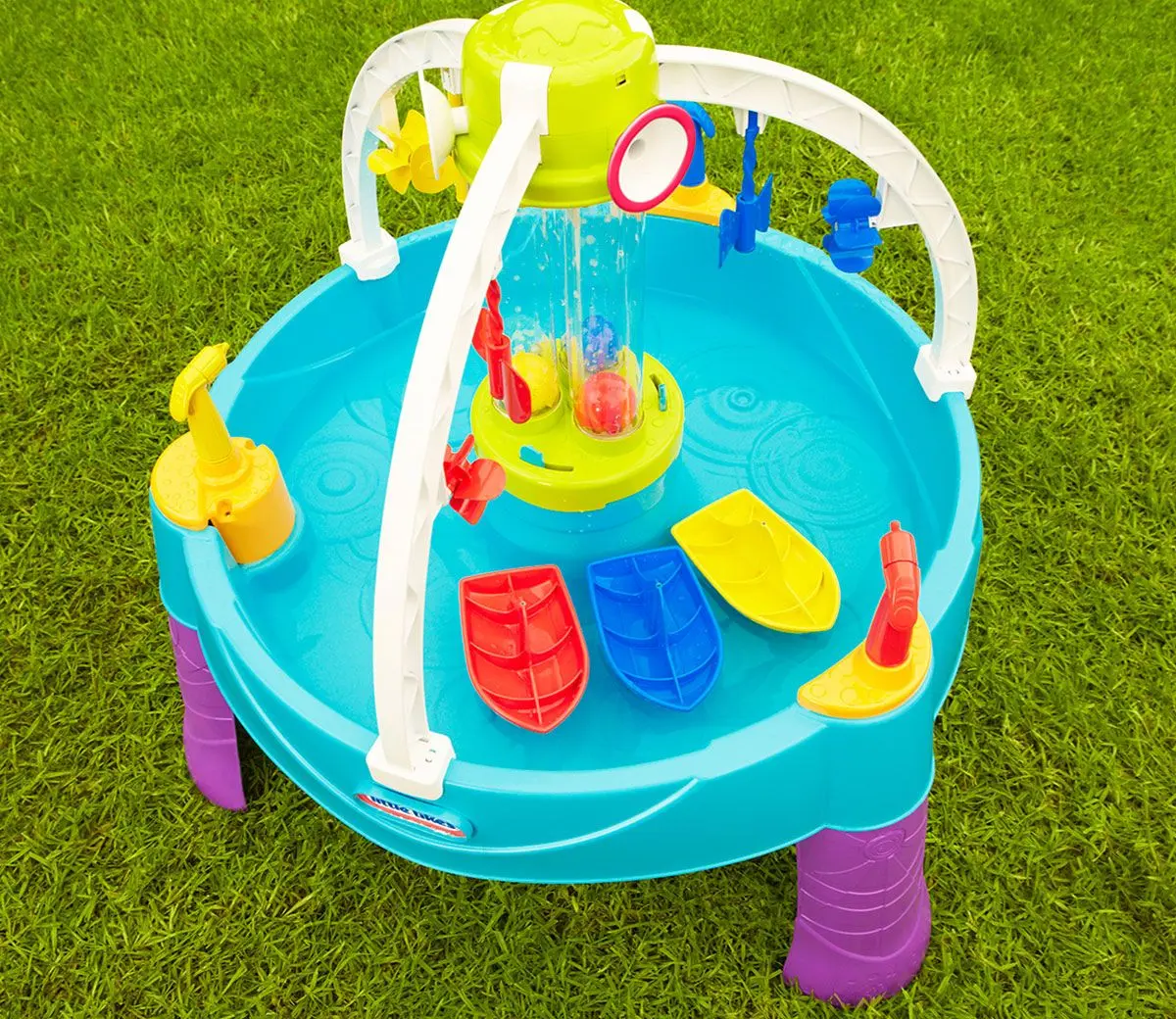 Masa pentru joc Little Tikes Fun Zone Battle Splash Water Table (Blue/Green) - 3