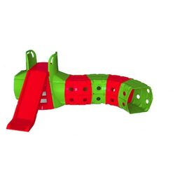 Горка с тоннелем MyKids 01470/3 (Green/Red)