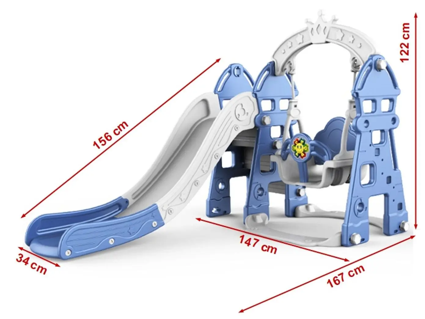 Complex de joaca MyKids 80578 (Blue)