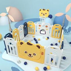 Tarc de joaca MyKids Teddy + L-XQCWL03 (Blue/Yellow) Thumb