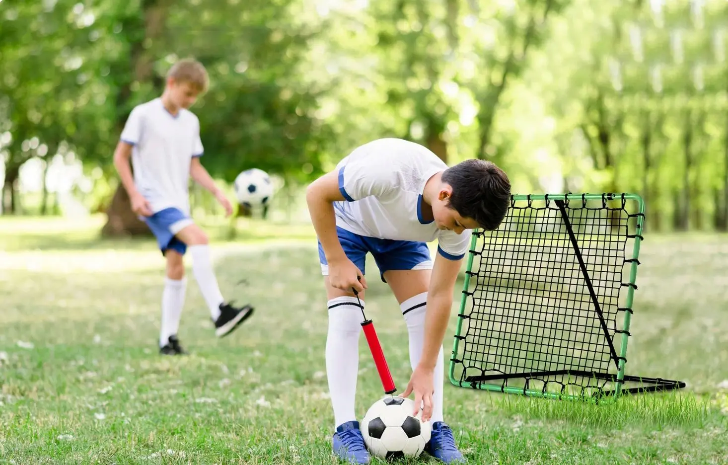 Тренировочные ворота Neo Sport 1458 (Green/Black)