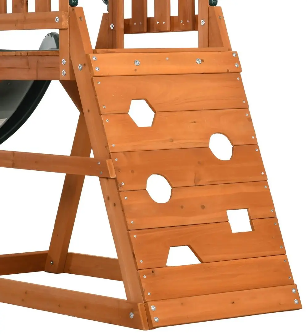 Complex de joaca Outsunny 344-069V00GN (Natural/Green)