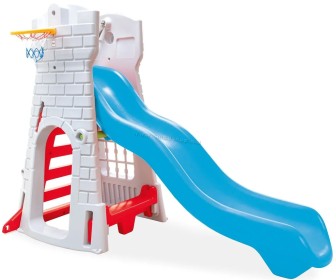 Tobogan pentru copii Pilsan Castle Slide 07 956 (White/Blue)