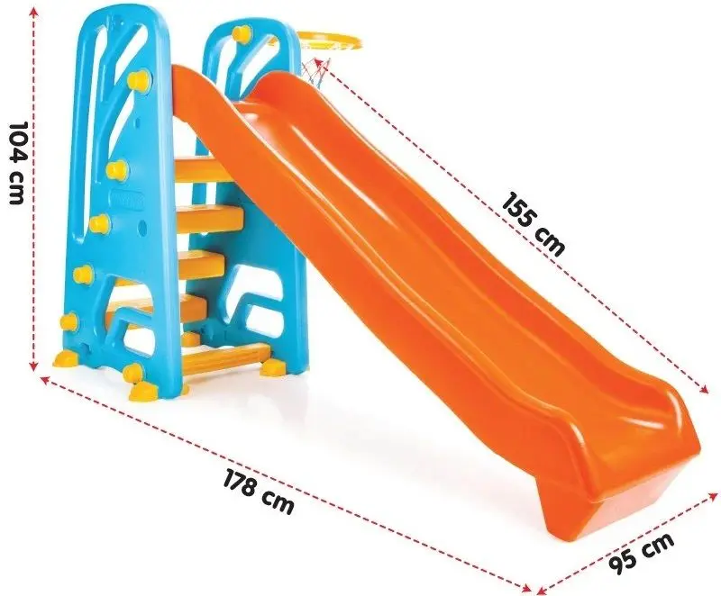 Tobogan pentru copii Pilsan Wavy 06 142 (Multicoloure) - 2