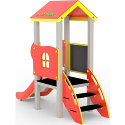 Tobogan pentru copii PlayPark Bebelus-01 (Red) Thumb