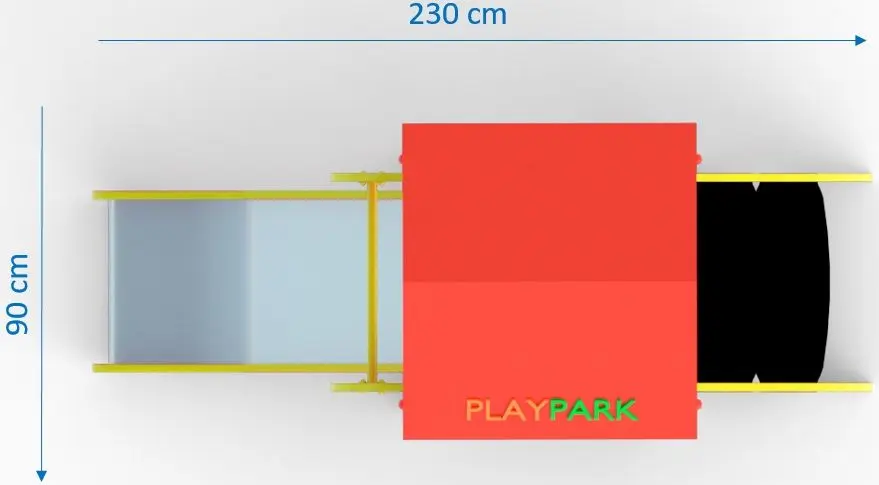 Tobogan pentru copii PlayPark Bebelus-01 (Red)