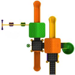 Complex de joaca pentru copii PlayPark ECO-09 (Multicolour) Thumb