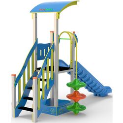 Tobogan pentru copii PlayPark Indigo-140 (Multicolour) Thumb