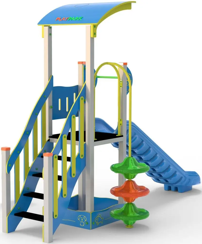 Tobogan pentru copii PlayPark Indigo-140 (Multicolour)