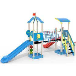 Complex de joaca PlayPark Indigo-143 (Multicolour) Thumb